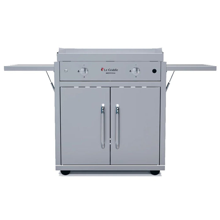 Le Griddle Ranch Hand Freestanding Dual Fuel Gas Griddle GFE75-GFCART75