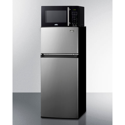 Summit Microwave/Refrigerator-Freezer Combination with Allocator MRF73PLA