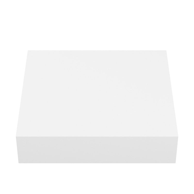 Swiss Madison Monaco 24" Floating Bathroom Shelf in Glossy White (SM-VS252) - SM-WS600-SH