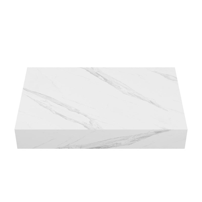 Swiss Madison Monaco 36" Floating Bathroom Shelf in White Marble (SM-VS252) - SM-WSM601-SH