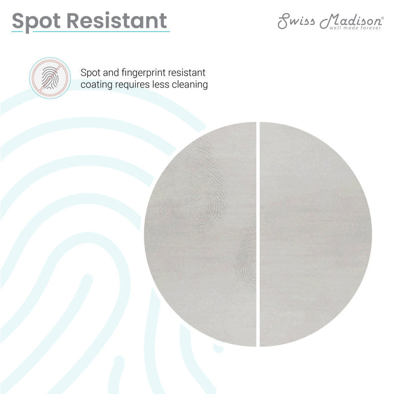 Swiss Madison Monaco 8 in. Widespread, 2-Handle, Bathroom Faucet in Brushed Nickel - SM-BF22BN