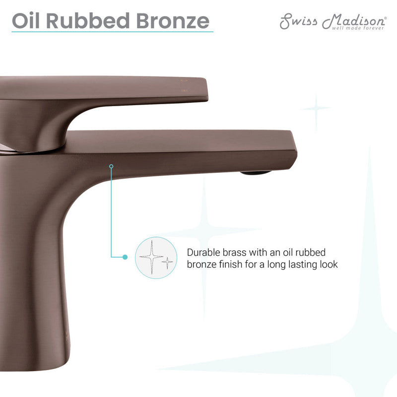 Swiss Madison Monaco Single Hole, Single-Handle, Bathroom Faucet in Oil Rubbed Bronze - SM-BF20OR