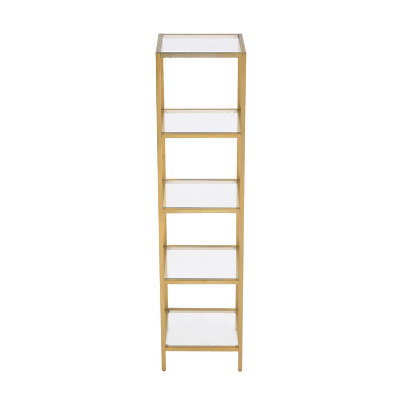 Swiss Madison Pierre 16"x65"x14" Freestanding Linen Cabinet in Brushed Gold - SM-BC51BG