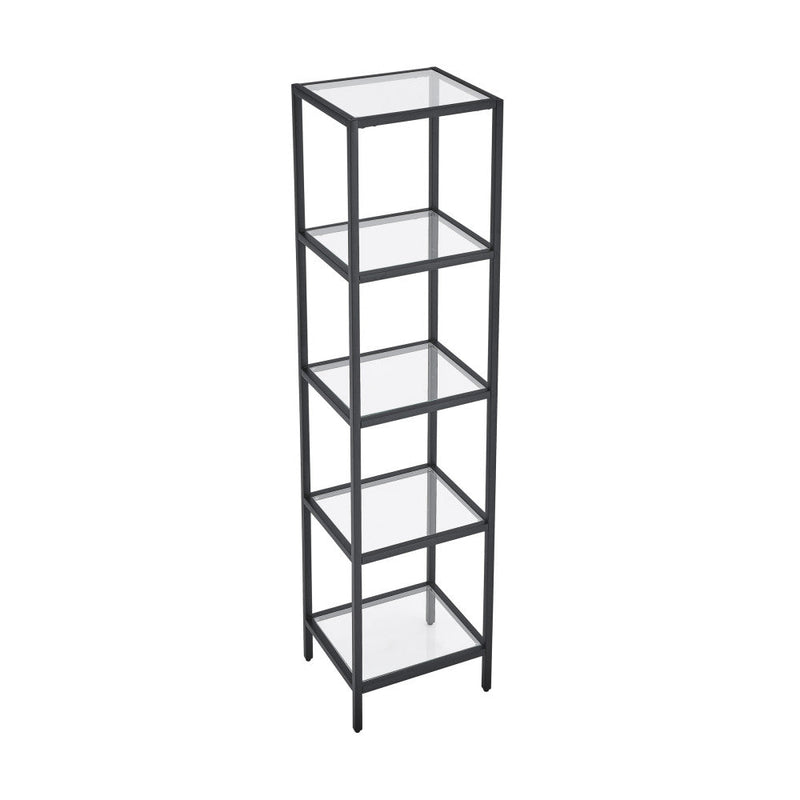 Swiss Madison Pierre 16"x65"x14" Freestanding Linen Cabinet in Matte Black - SM-BC51MB