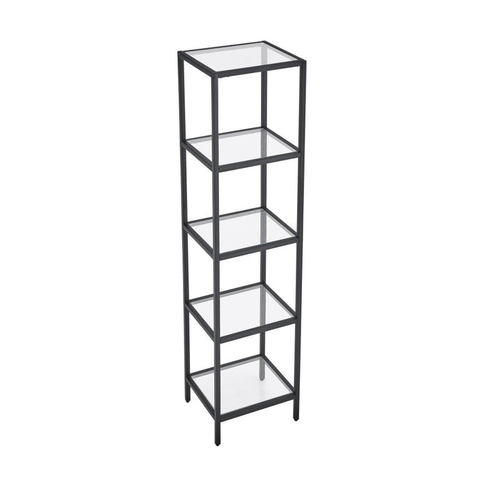 Swiss Madison Pierre 16"x65"x14" Freestanding Linen Cabinet in Matte Black - SM-BC51MB