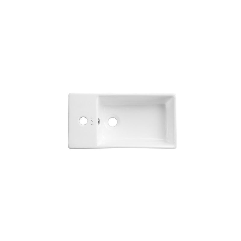 Swiss Madison Pierre 19.5 Single, Freestanding, Open Shelf, Chrome Metal Frame Bathroom Vanity - SM-BV70C