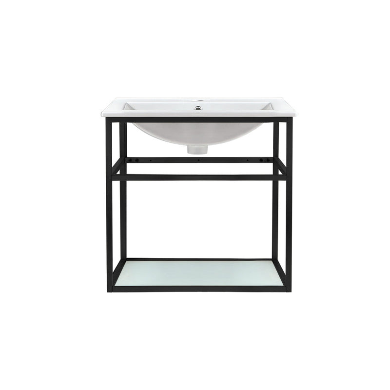 Swiss Madison Pierre 24 Single, Metal Frame, Open Shelf, Bathroom Vanity - SM-BV552
