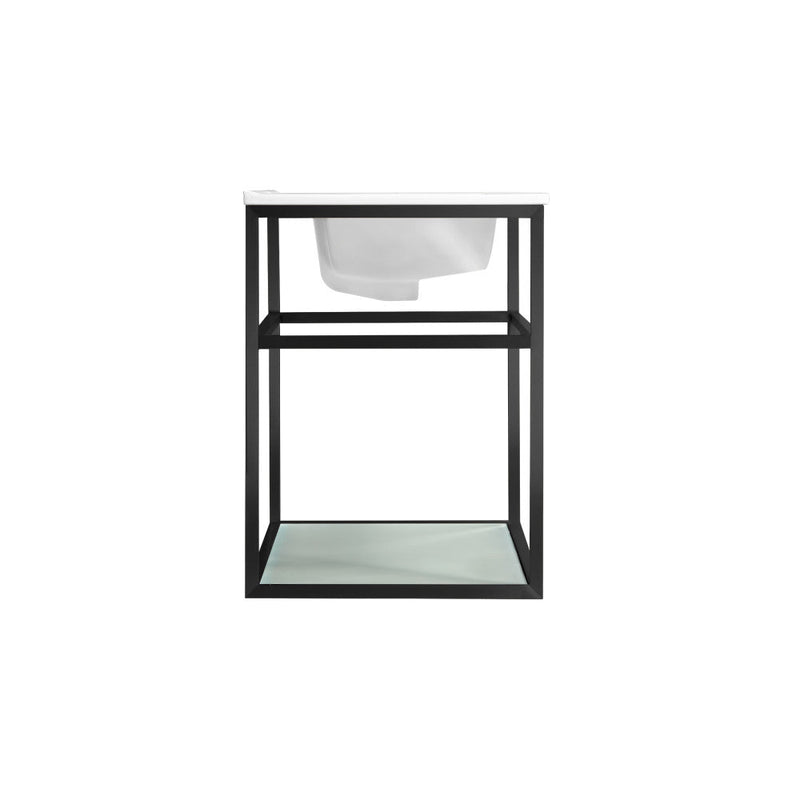 Swiss Madison Pierre 48 Single, Metal Frame, Open Shelf, Bathroom Vanity - SM-BV554