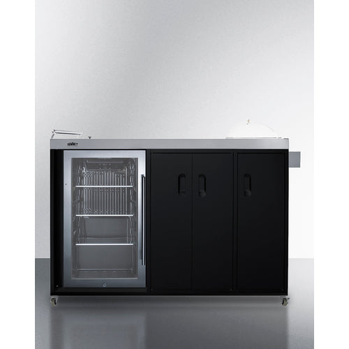 Summit Portable Outdoor Kitchenette CARTOS54RG — Castle & Cabana