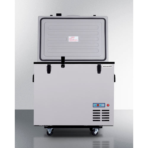 Summit Portable Refrigerator/Freezer with Lock SPRF86M2