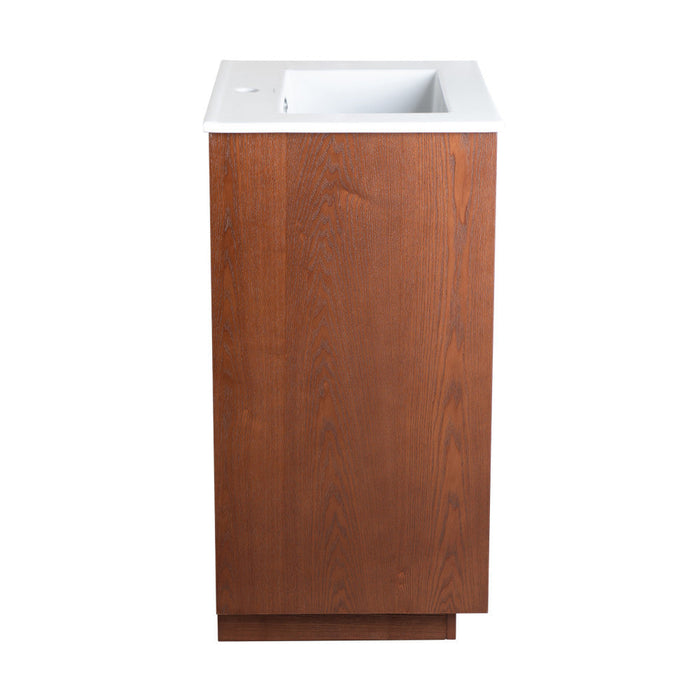 Swiss Madison Daxton 24" Bathroom Vanity in Walnut - SM-BV372WN