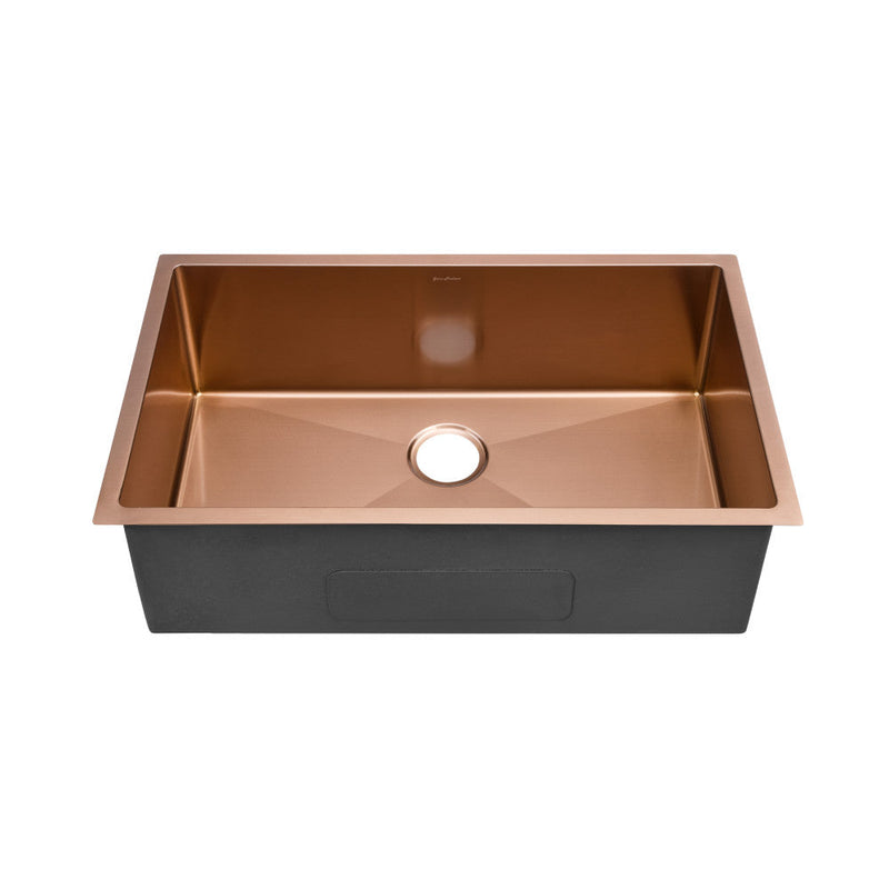 Swiss Madison Rivage 32 x 19 Stainless Steel, Single Basin, Undermount Kitchen Sink, Rose Gold - SM-KU701RG