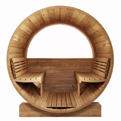 SaunaLife Model E7W Sauna Barrel-Window SL-MODELE7W