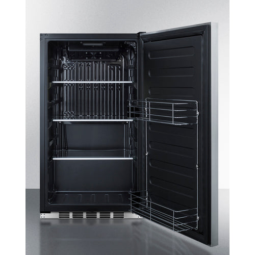 Summit Shallow Depth Built-In All-Refrigerator (Panel Not Included) FF195CSSIF