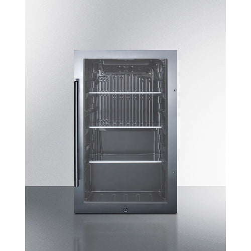 Summit Shallow Depth Indoor/Outdoor Beverage Cooler SPR488BOS