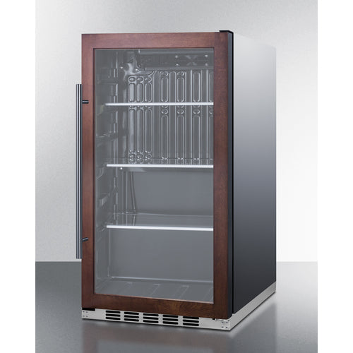 Summit Shallow Depth Indoor/Outdoor Beverage Cooler SPR488BOSCSSPNR