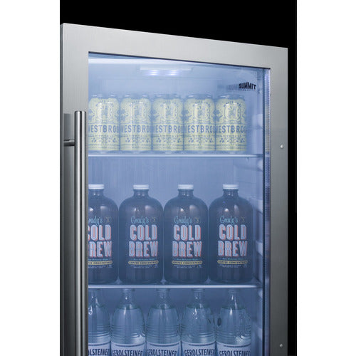 Summit Shallow Depth Indoor/Outdoor Beverage Cooler SPR489OS