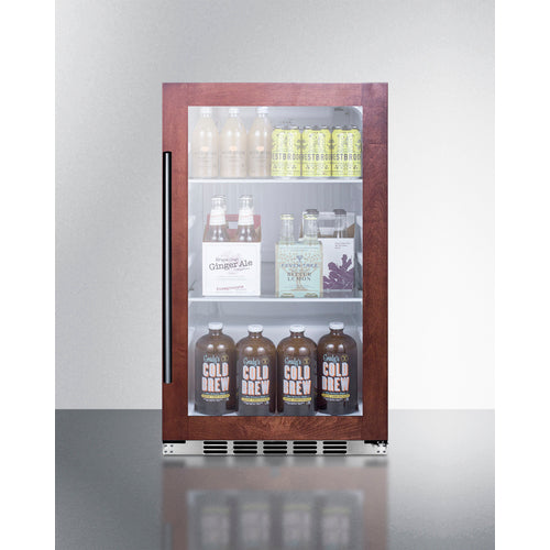 Summit Shallow Depth Indoor/Outdoor Beverage Cooler SPR489OSCSSPNR