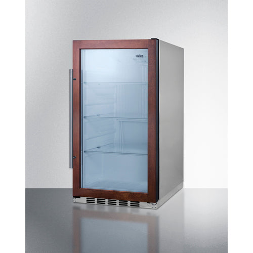 Summit Shallow Depth Indoor/Outdoor Beverage Cooler SPR489OSCSSPNR