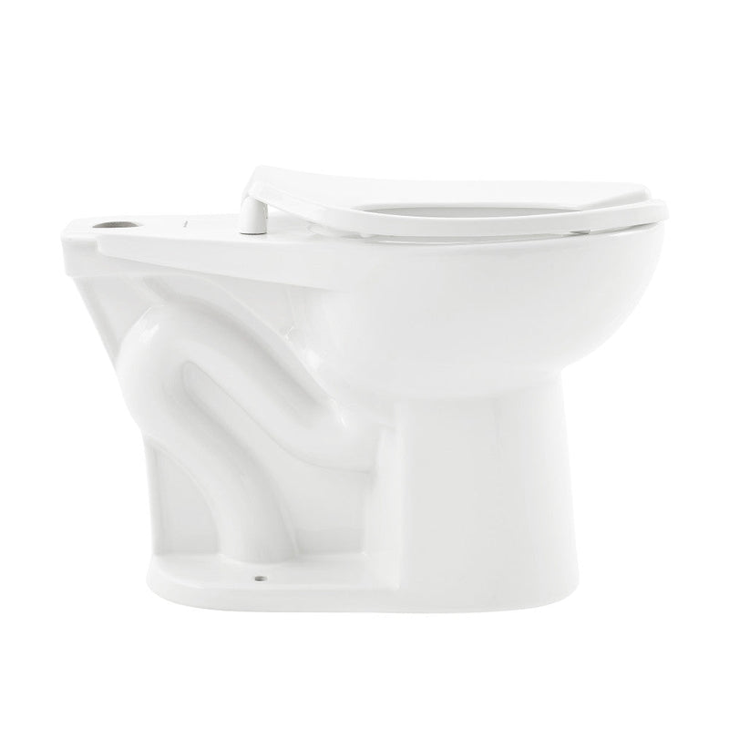 Swiss Madison Sirene Floor-Mounted Comfort Height Commercial Elongated Top Flush Spud Flushometer Toilet Bowl - SM-CT101