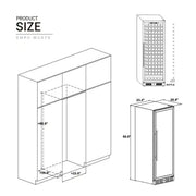 Empava - 70-inch Wine Cooler Tall Wine Fridge - EMPV-WC07S - IMG15