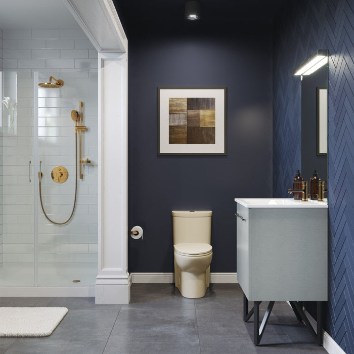 Swiss Madison Sublime One-Piece Elongated Dual-Flush Toilet in Bisque 1.1/1.6 gpf - SM-1T205BQ