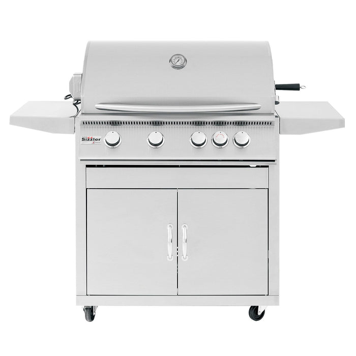 Summerset SIZ32-CART-SIZ32 Sizzler Series Gas Grill On Cart, 32-Inch SIZ32-CART-SIZ32-Config