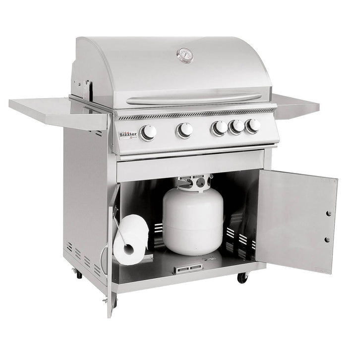 Summerset SIZ32-CART-SIZ32 Sizzler Series Gas Grill On Cart, 32-Inch SIZ32-CART-SIZ32-Config