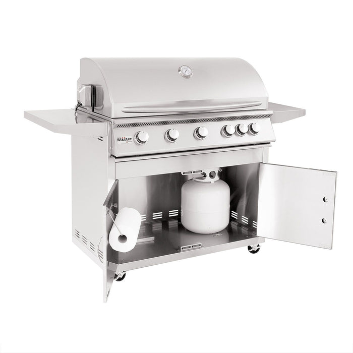 Summerset SIZ26-CART-SIZ26 Sizzler Series Gas Grill On Cart, 40-Inch SIZ40-CART-SIZ40-Config