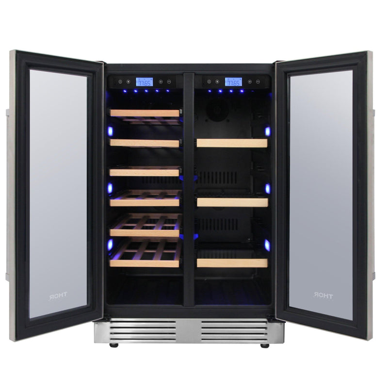 Thor Kitchen - 24 in. 21 Bottle & 95-Can Wine Cooler - TBC2401DI