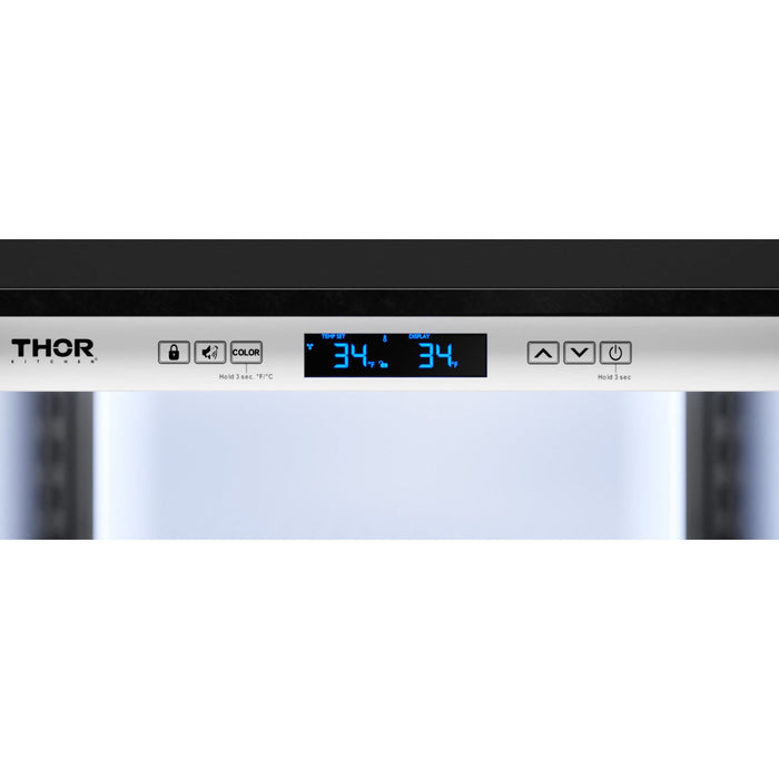 Thor Kitchen - 24" 140 Can Beverage Cooler - TBR24U-LH