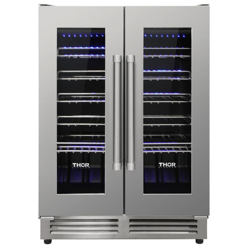 Thor Kitchen - 24 in. 42 Bottle Dual Zone Wine Cooler - TWC2402