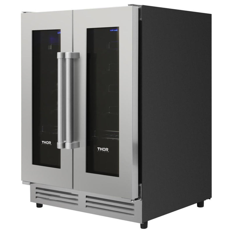 Thor Kitchen - 24 in. 42 Bottle Dual Zone Wine Cooler - TWC2402