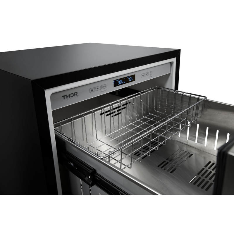 Thor Kitchen - 24" 5.4 cu. ft. Indoor or Outdoor Refrigerator Drawer - TRF24U