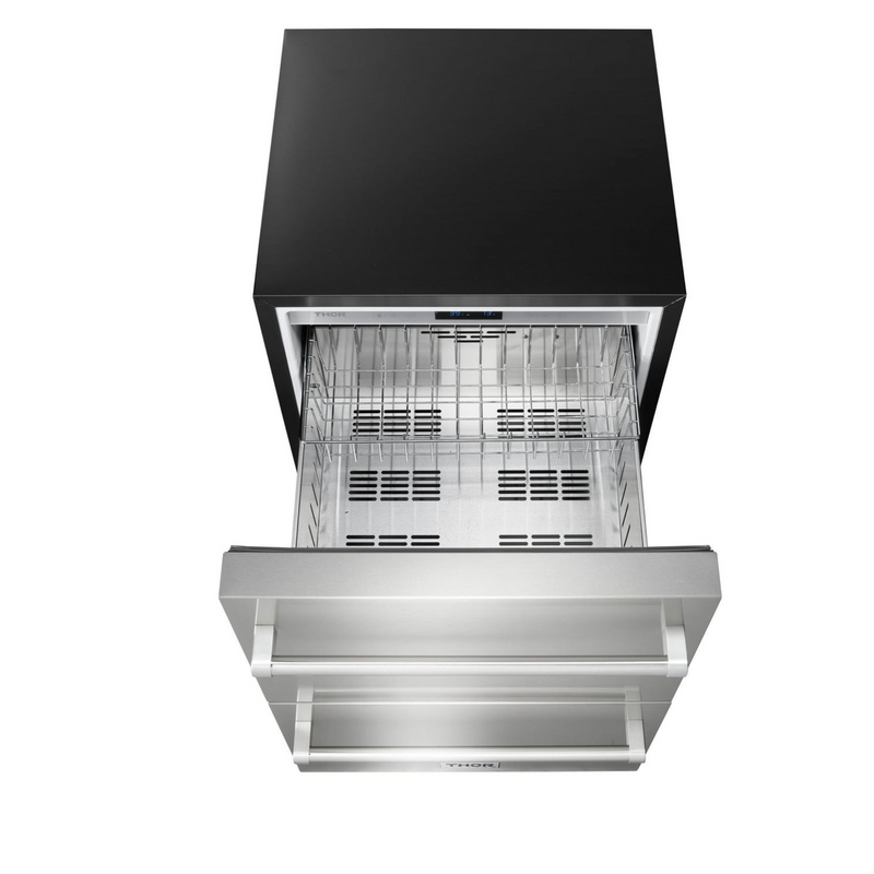 Thor Kitchen - 24" 5.4 cu. ft. Indoor or Outdoor Refrigerator Drawer - TRF24U