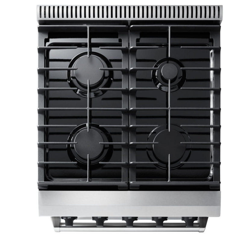 Thor Kitchen - 24 in. Professional Gas Range in Stainless Steel - LRG2401U