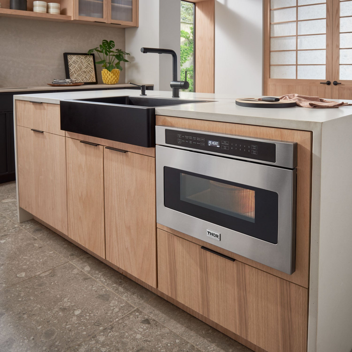 Thor Kitchen - 24" 1.2 Cu. Ft. Microwave Drawer In Stainless Steel - TMD2401