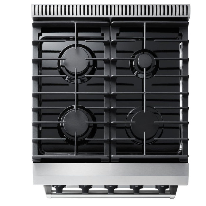 Thor Kitchen - 24 in. Professional Propane Gas Range in Stainless Steel - LRG2401ULP