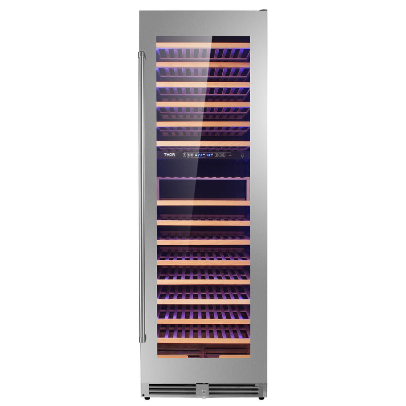 Thor Kitchen - 24 in. 162 Bottle Dual Zone Wine Cooler - TWC2403DI