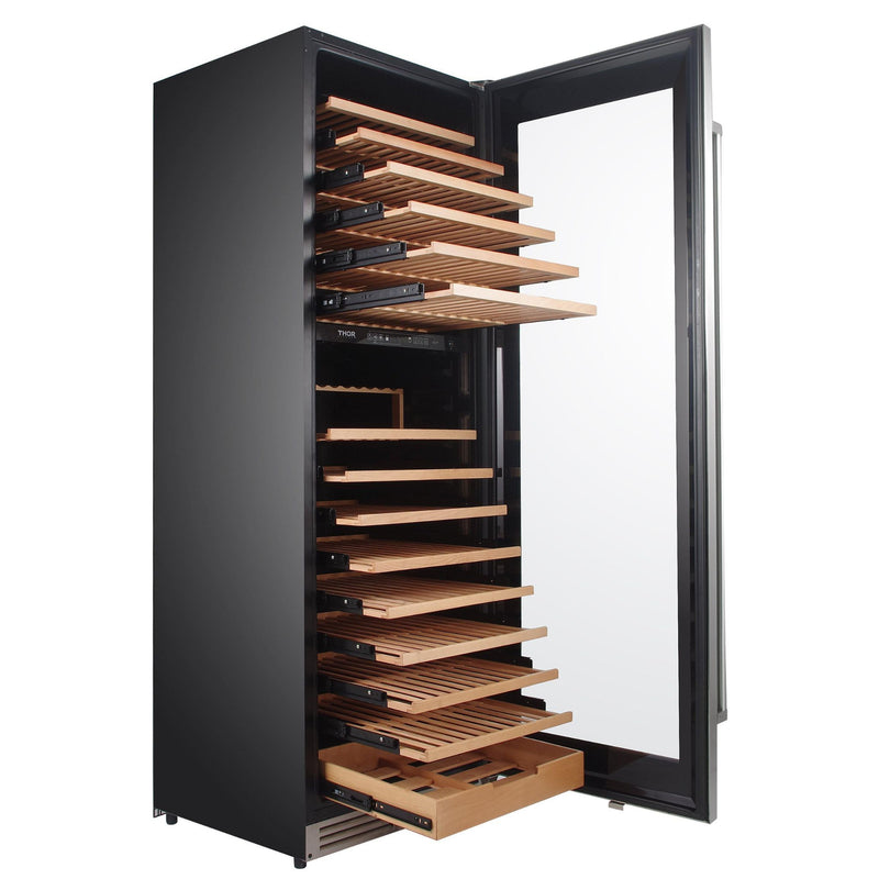 Thor Kitchen - 24 in. 162 Bottle Dual Zone Wine Cooler - TWC2403DI