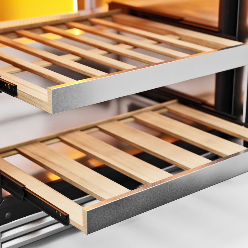 Thor Kitchen - 24" 45 Bottle Left Swing Wine Cooler with Backlight - TWC24UL