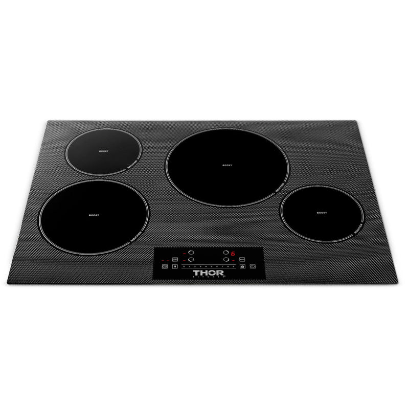 Thor Kitchen - 30 Inch Built-In Induction Cooktop with 4 Elements - TIH30