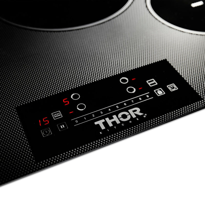 Thor Kitchen - 30 Inch Built-In Induction Cooktop with 4 Elements - TIH30