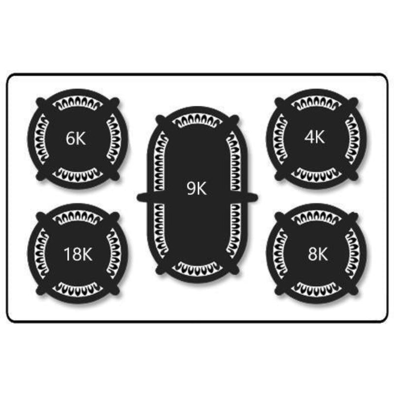 Thor Kitchen - 30 in. 4.55 cu. ft. Professional Propane Gas Range in Stainless Steel - LRG3001ULP