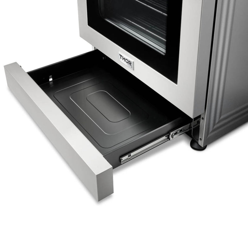 Thor Kitchen - 30 In. 4.6 cu. ft. Self-Clean Gas Range in Stainless Steel with Front Touch Control - TRG3001