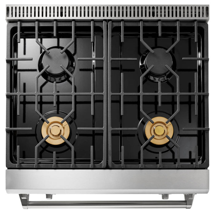 Thor Kitchen - 30 In. 4.6 cu. ft. Self-Clean Gas Range in Stainless Steel with Front Touch Control - TRG3001