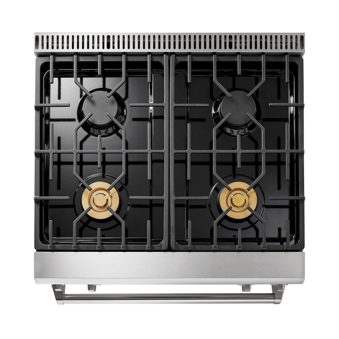 Thor Kitchen - 30 In. 4.6 cu. ft. Self-Clean Propane Gas Range in Stainless Steel - TRG3001LP