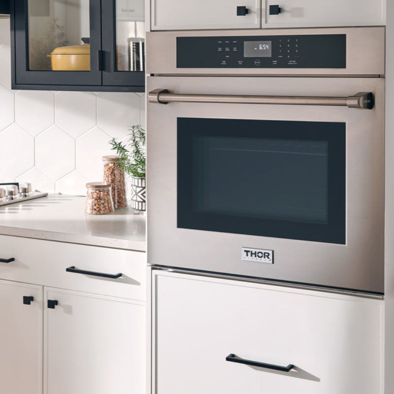 Thor Kitchen - 30 Inch. Professional Self-Cleaning Wall Oven in Stainless Steel - HEW3001