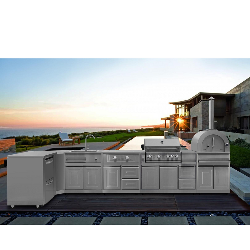 Thor Kitchen - 32 Inch. Built-In Liquid Propane Grill - MK04SS304