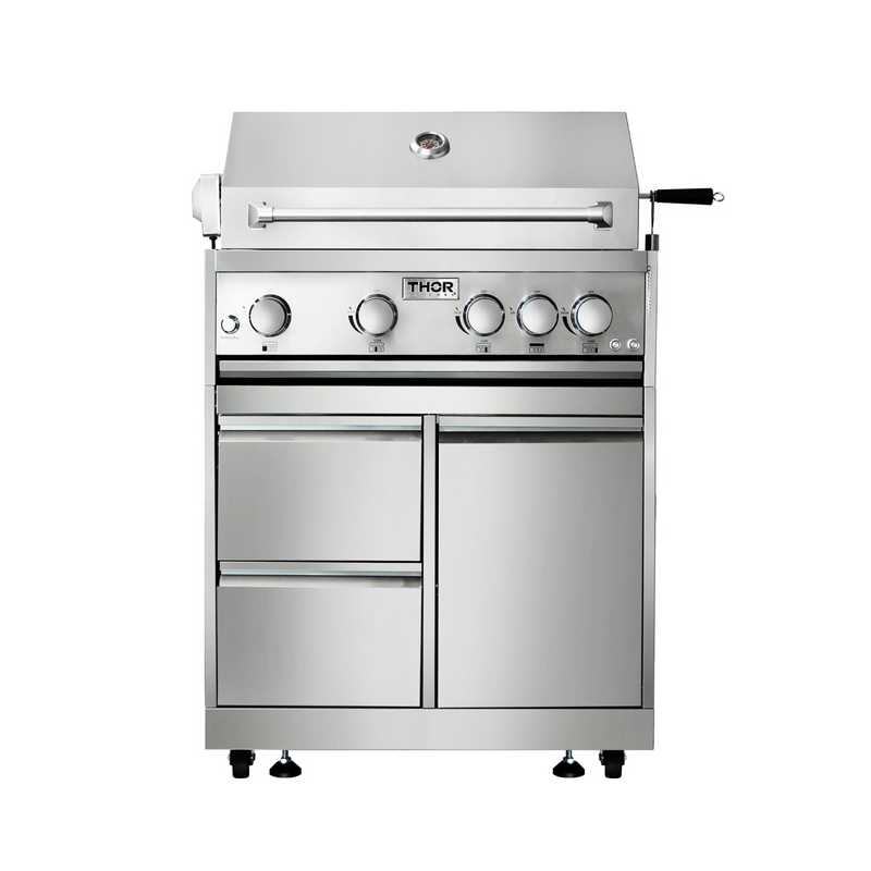 Thor Kitchen - 32 Inch. Built-In Liquid Propane Grill - MK04SS304